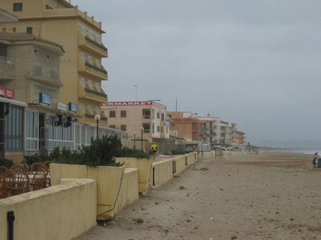 Platz am Strand