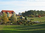 Park mit dem Weg der Sinneswahrnehmung